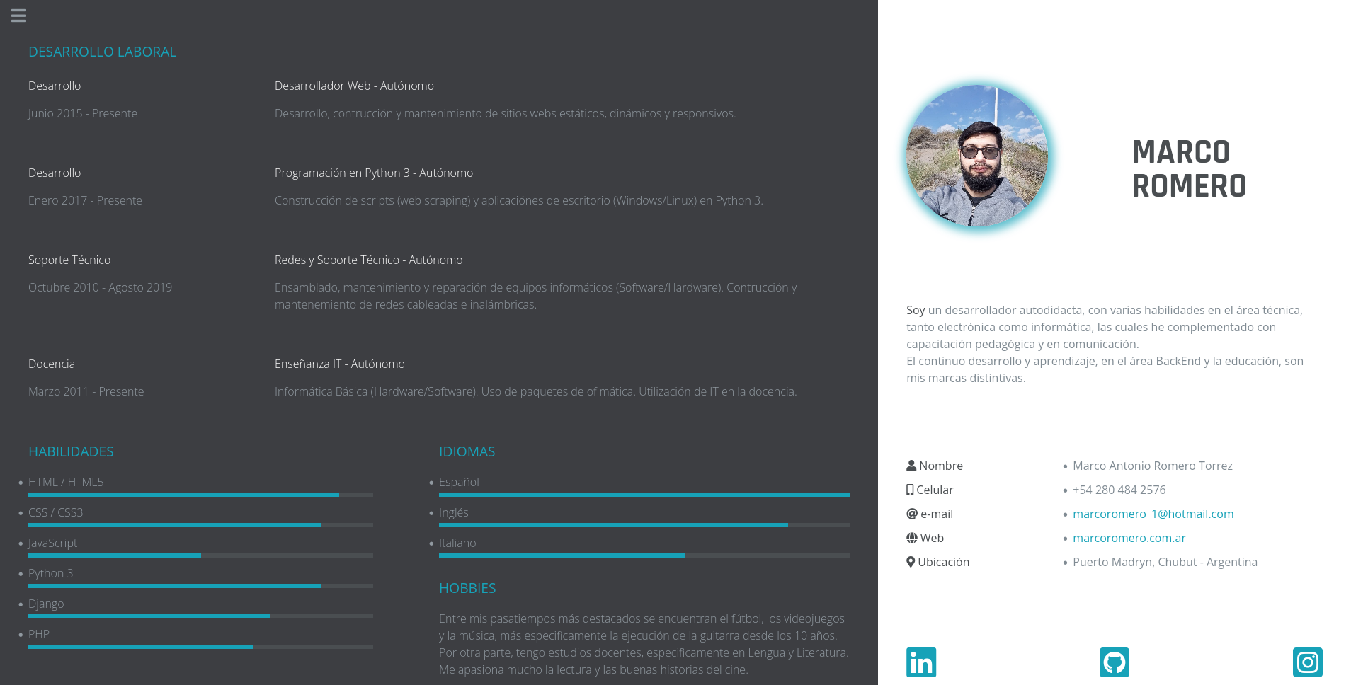 Mi sitio web